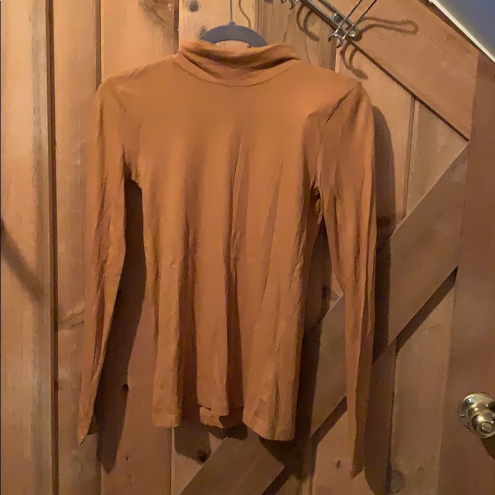 Jcrew Factory Mustard Tissue Turtleneck